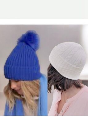 NWOT Winter Cashmere Blend 2 Hats Size OS